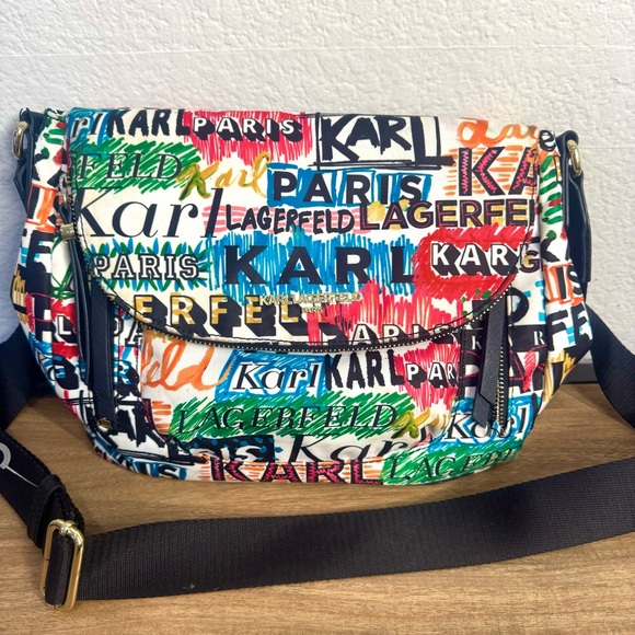 Karl Lagerfeld Handbags - Karl Lagerfeld Women’s‎ Bag Crossbody Messenger Graffiti Colorful Casual Trendy